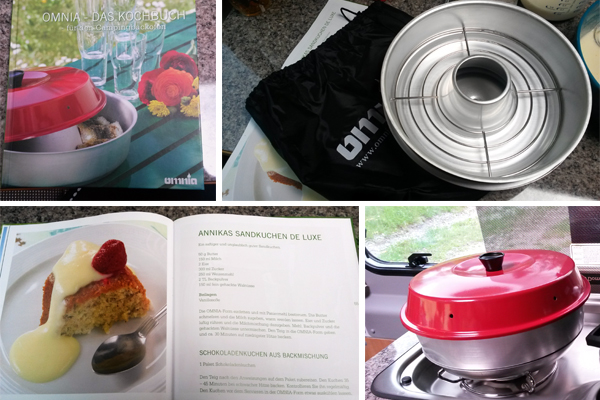 Backen im Omnia WHATABUS testet den Campingbackofen
