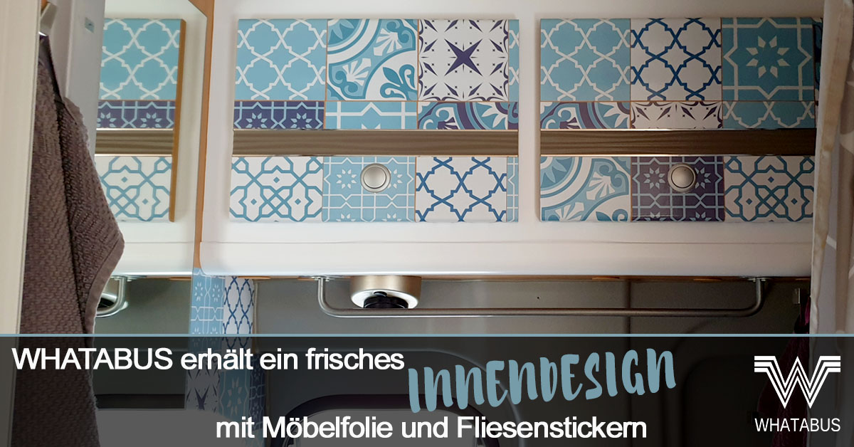WHATABUS erhält ein frisches Innendesign mit Möbelfolie und