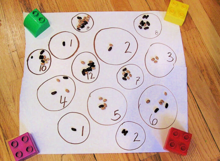 Preschool Counting Activity (Bean Counting)