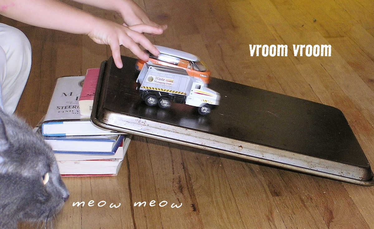 Easy DIY Ramp for Toy Cars Provides Hours of Free Play