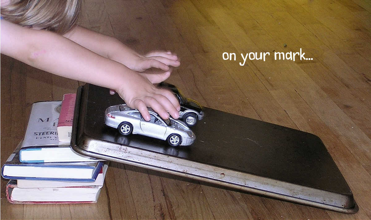 Easy DIY Ramp for Toy Cars Provides Hours of Free Play