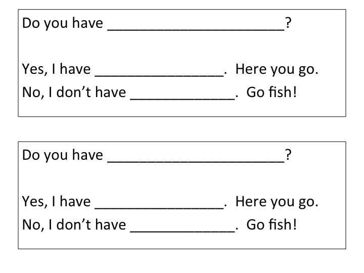 Fractions Go Fish