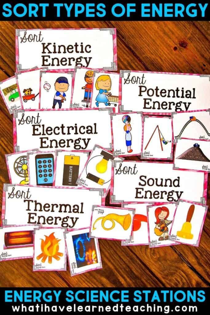 Energy Science Stations for Fourth Grade