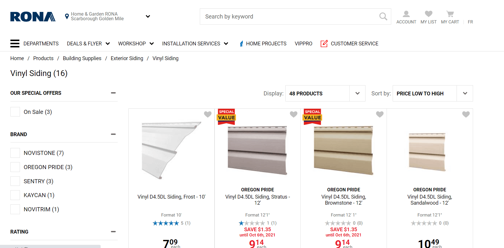 7 Cheapest Places to Buy Vinyl Sidings Online