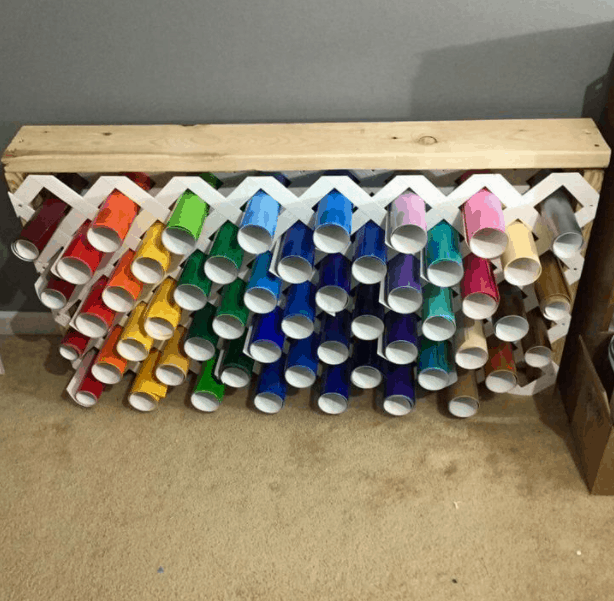 33 Clever Cricut Vinyl Storage Ideas