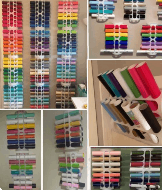 33 Clever Cricut Vinyl Storage Ideas