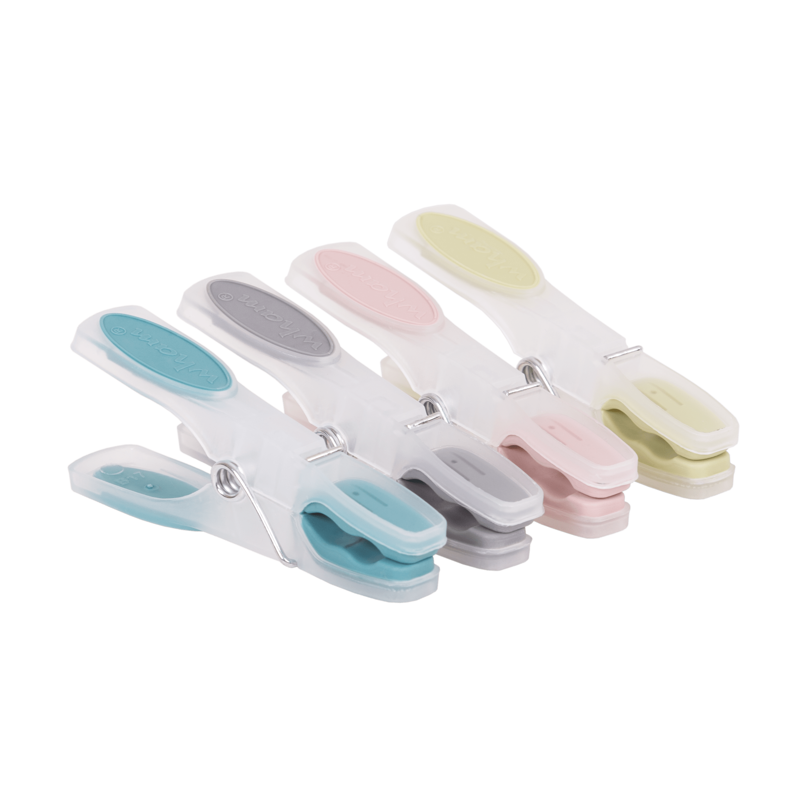 Laundry Set of 20 Soft Grip Pegs Assorted 11766 What More UK