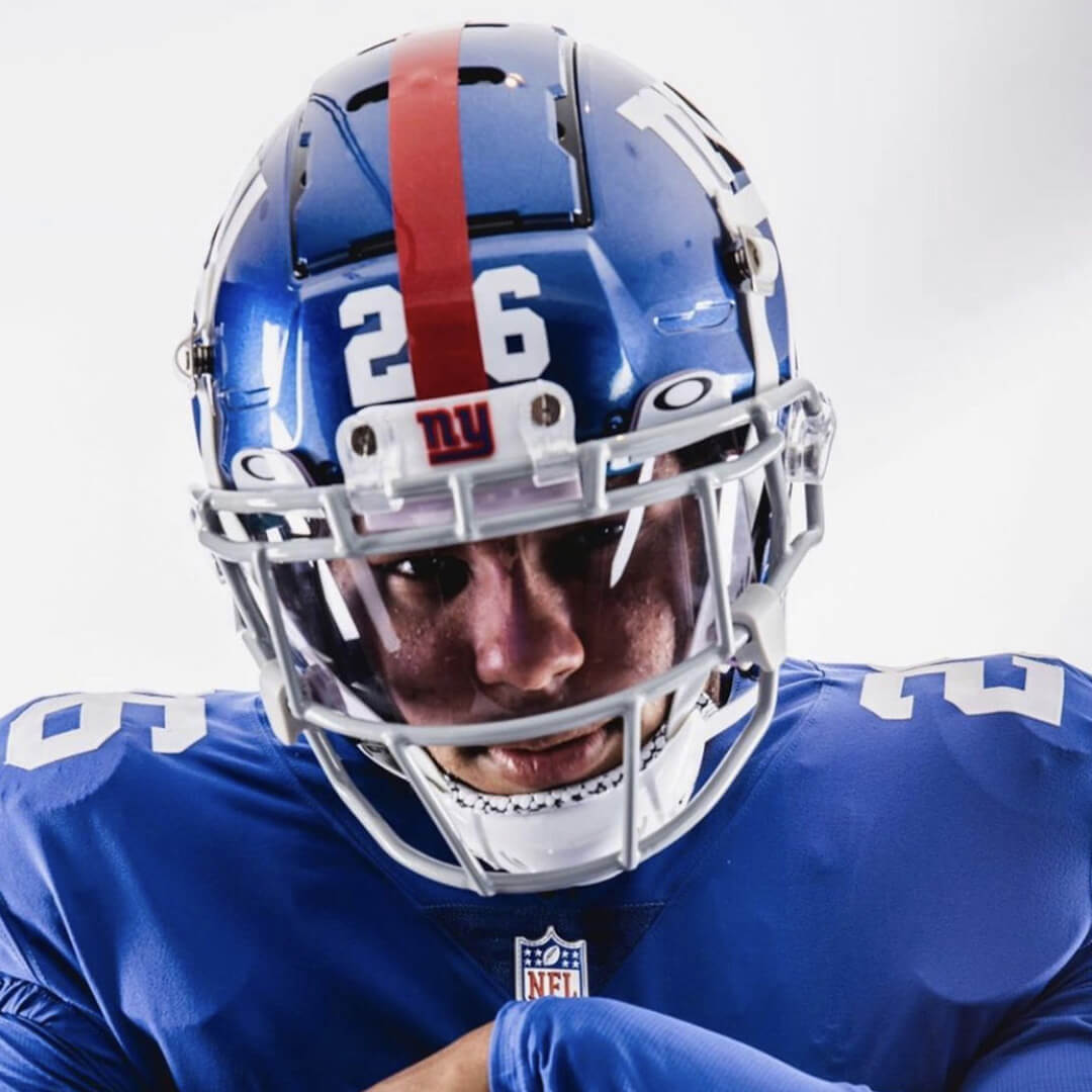 What Pros Wear Saquon Barkley's Schutt F7 Helmet What Pros Wear