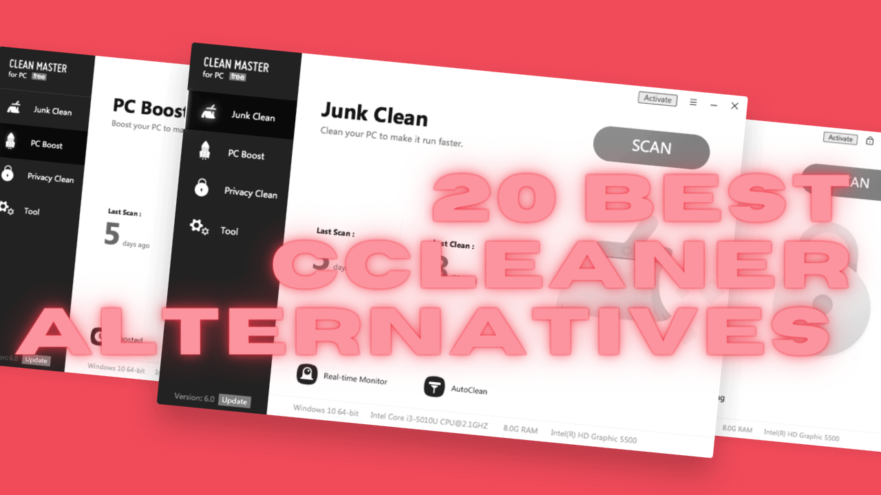 20 best CCleaner alternatives to boost up your PC in 2020
