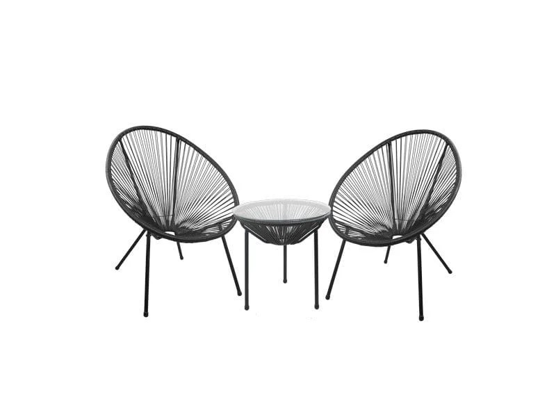 Egg Chair And Table Black What Stores