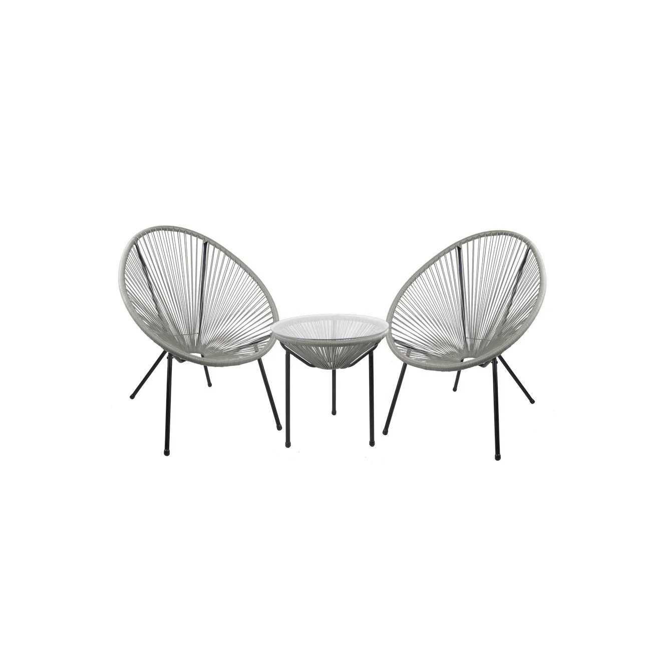 Egg Chair And Table Grey What Stores