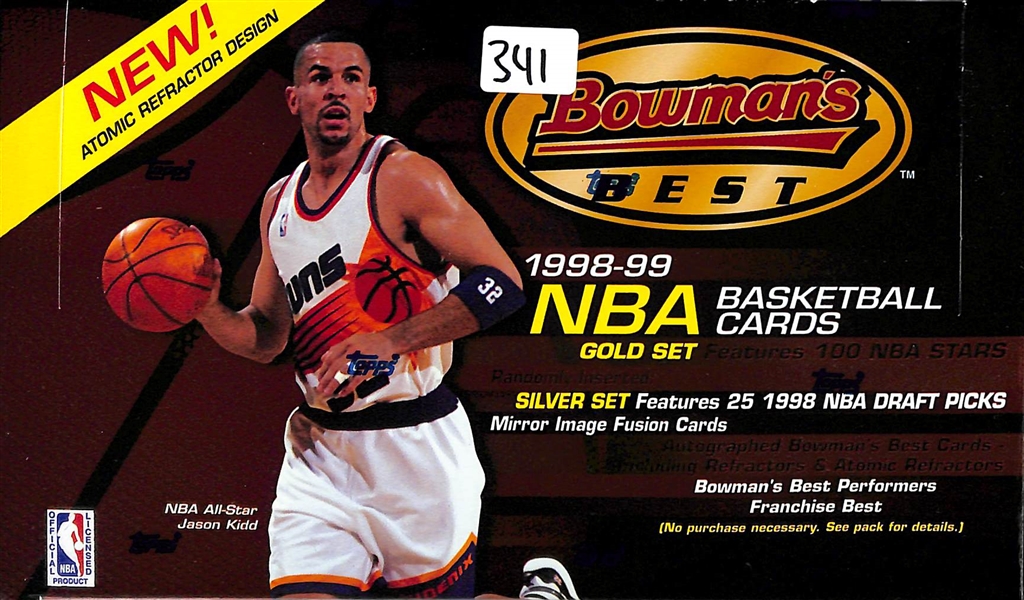 Lot Detail Lot Of 2 Sealed Basketball Card Boxes w. 199899 Bowmans Best