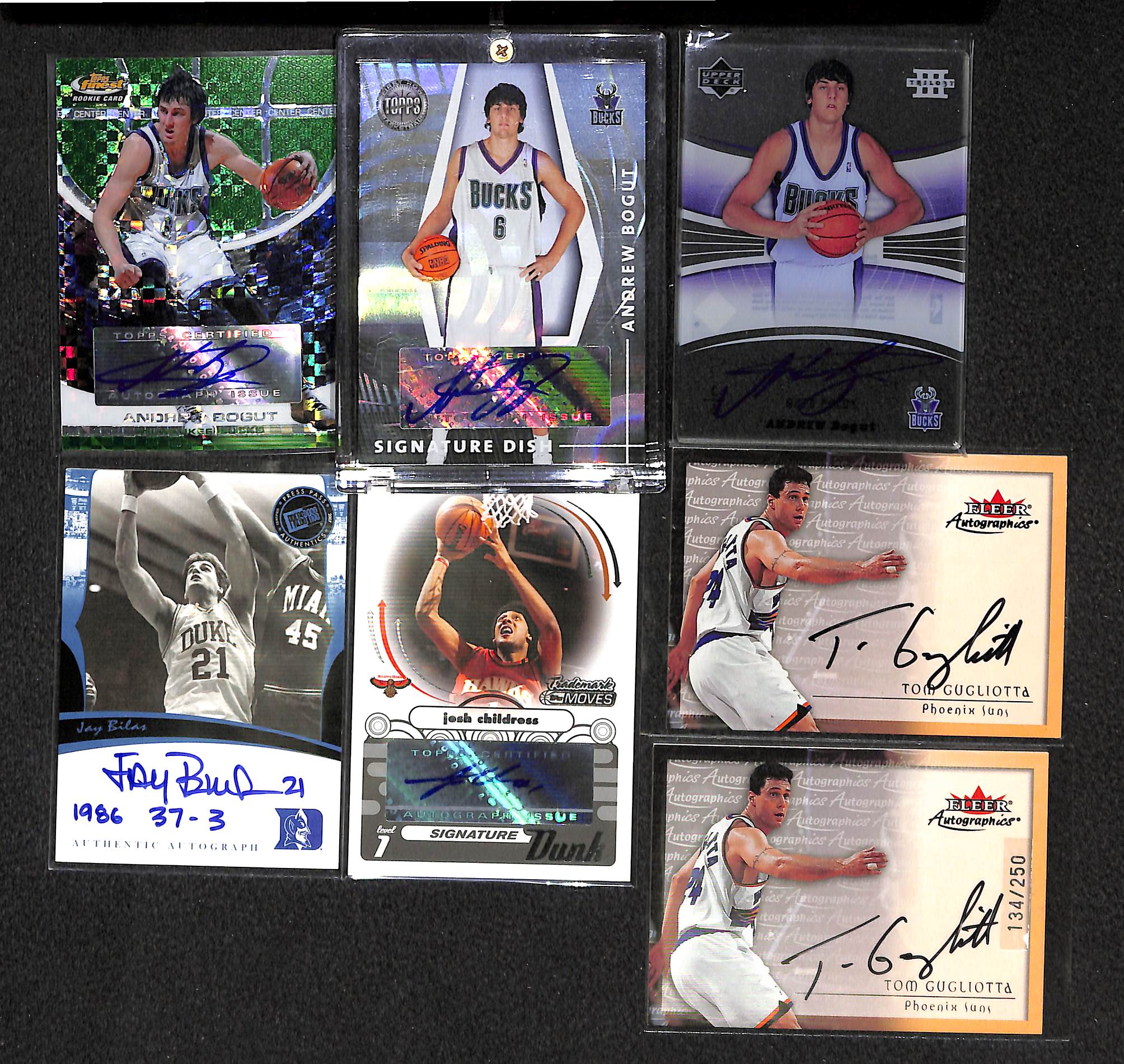Lot Detail Lot Of 75 Basketball Autograph Cards