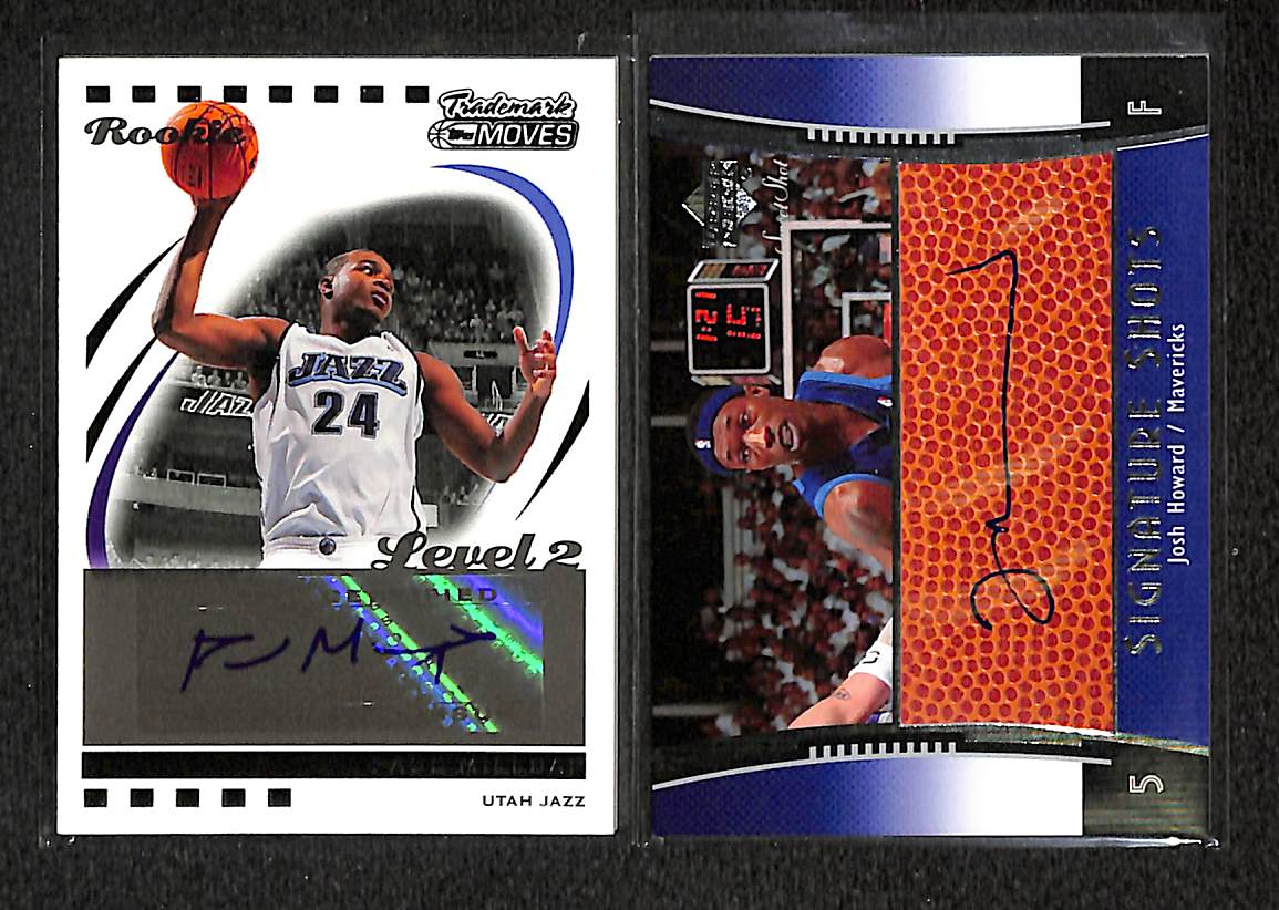 Lot Detail Lot Of 75 Basketball Autograph Cards