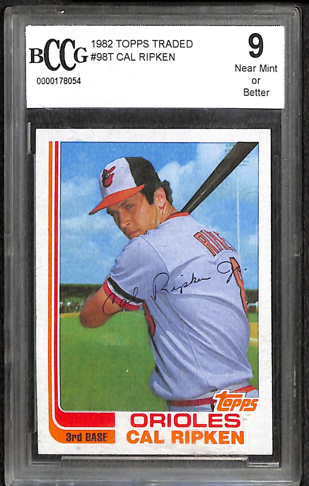 Lot Detail Cal Ripken Jr & Chipper Jones Graded Rookie Cards w. 1982