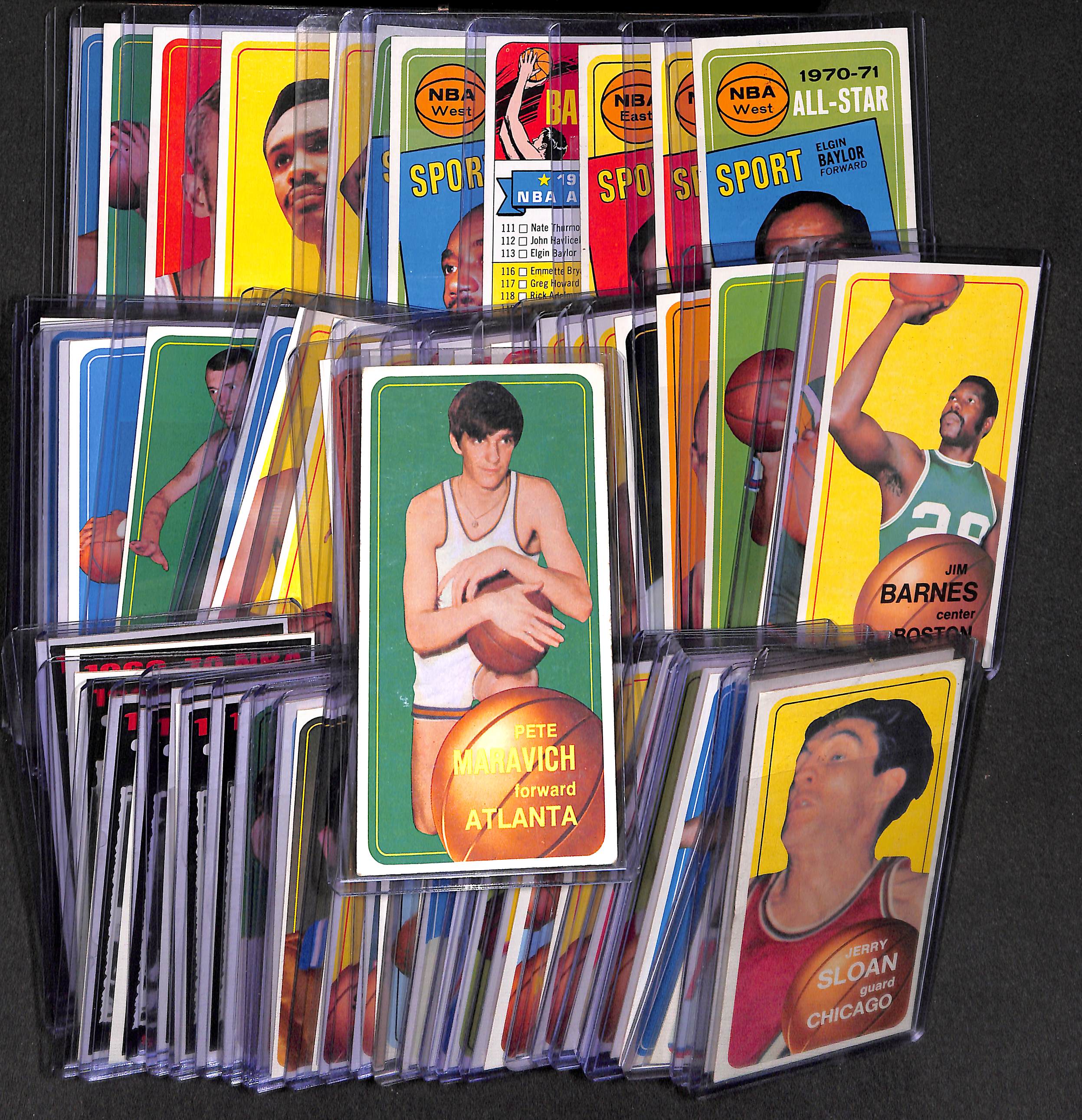 Lot Detail 197071 Topps Basketball Second Series Complete Set w. Pete Maravich Rookie Card
