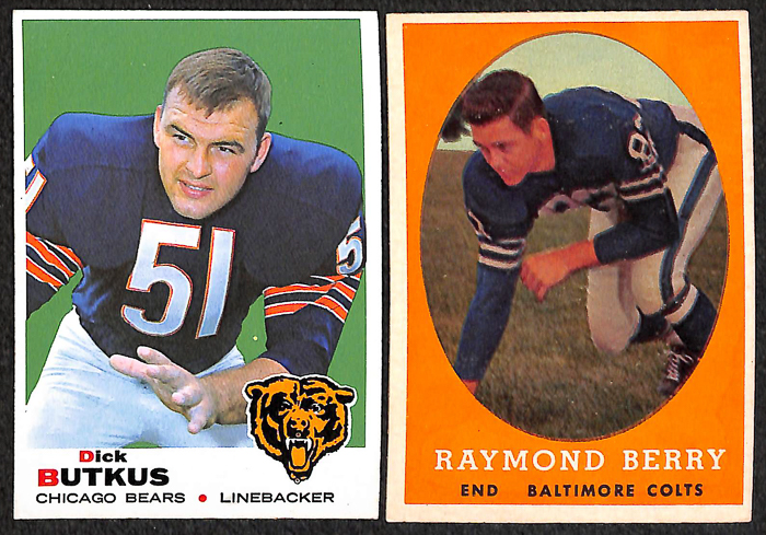 Lot Detail Lot of 74 Topps Football Star Cards from 19581974 w. 1968 Bob Griese Rookie Card