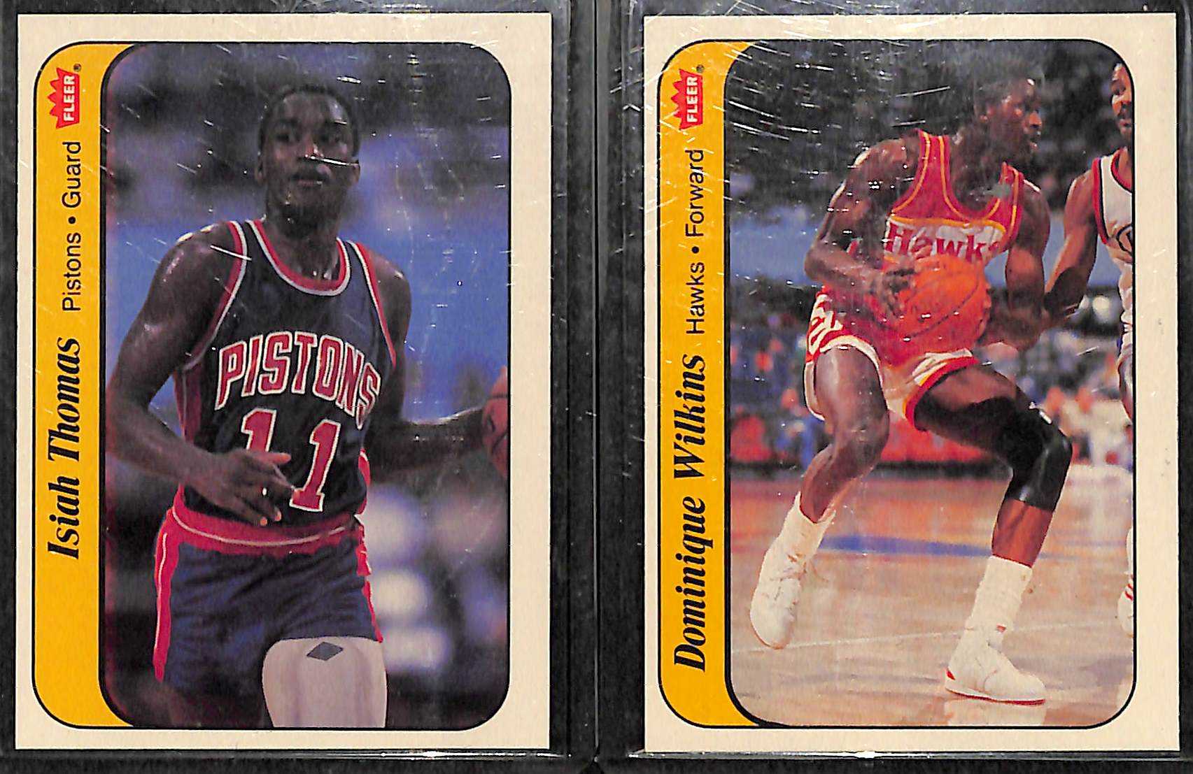 Lot Detail 198687 Fleer Basketball Complete Sticker Set (11) w. BGS