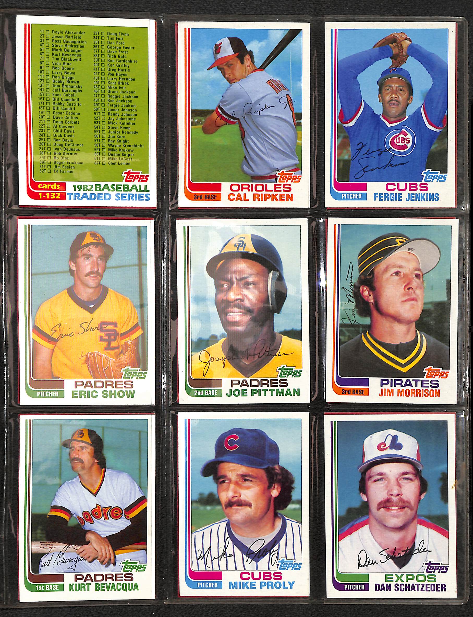 Lot Detail Lot of (3) Baseball Card Sets 1982 Topps Traded Set with