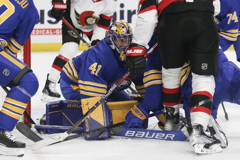 Anderson leads Sabres in 41 seasonopening win over Ottawa