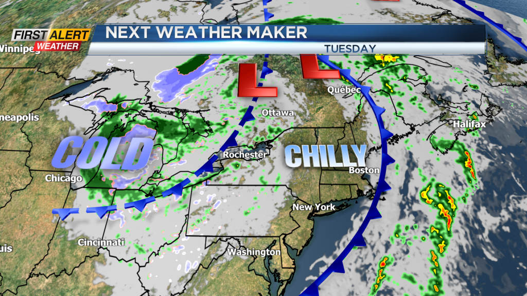 First Alert Forecast Could it be the first hint of winter?