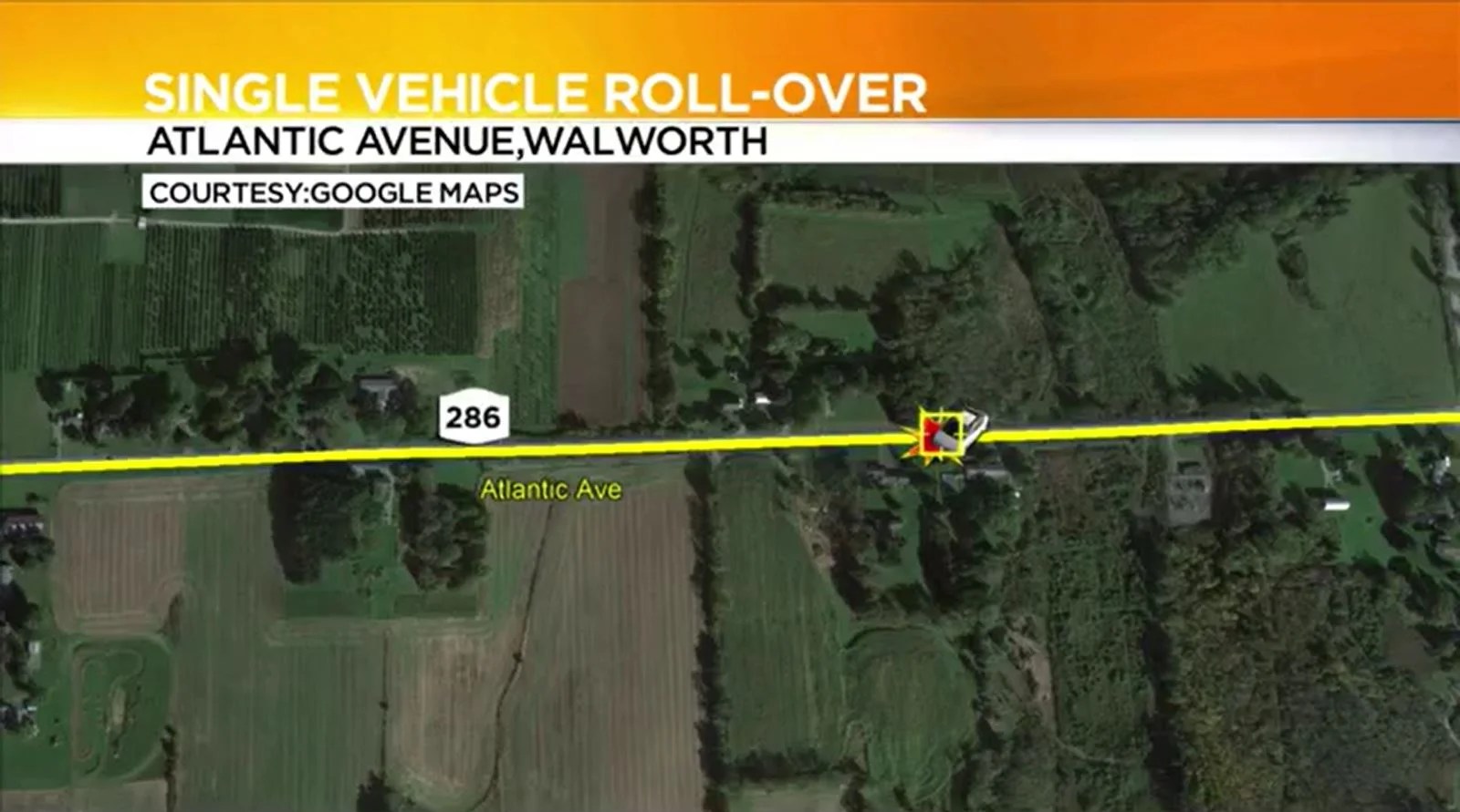 Car rolled over multiple times in Walworth crash