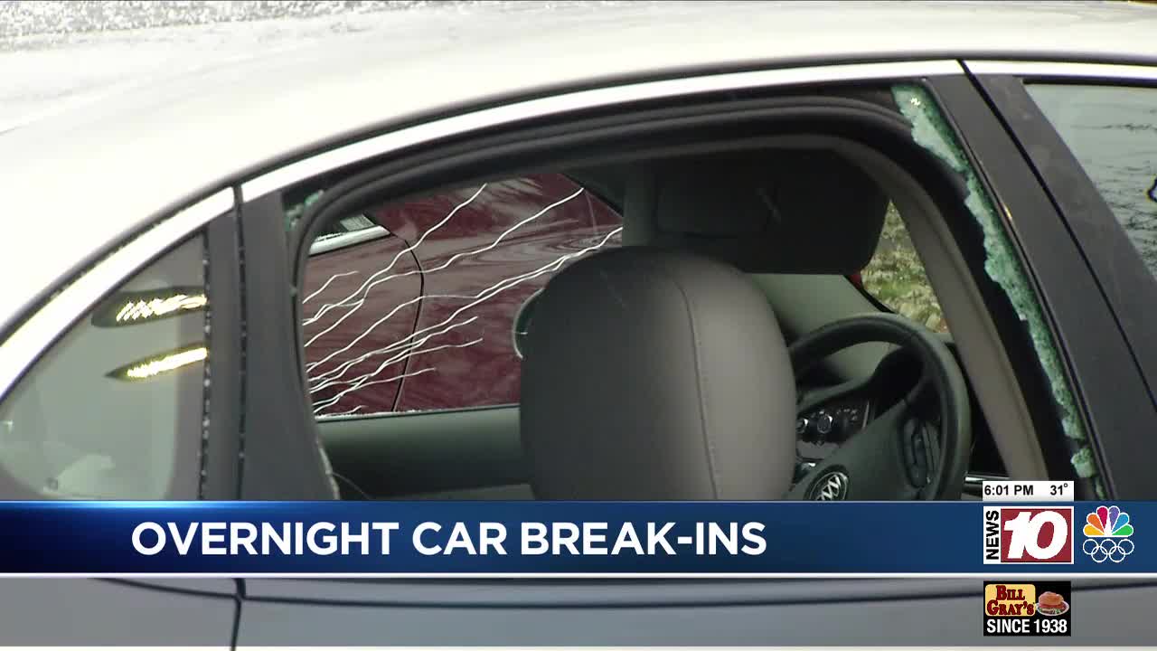 Overnight car breakins leaving renters irate