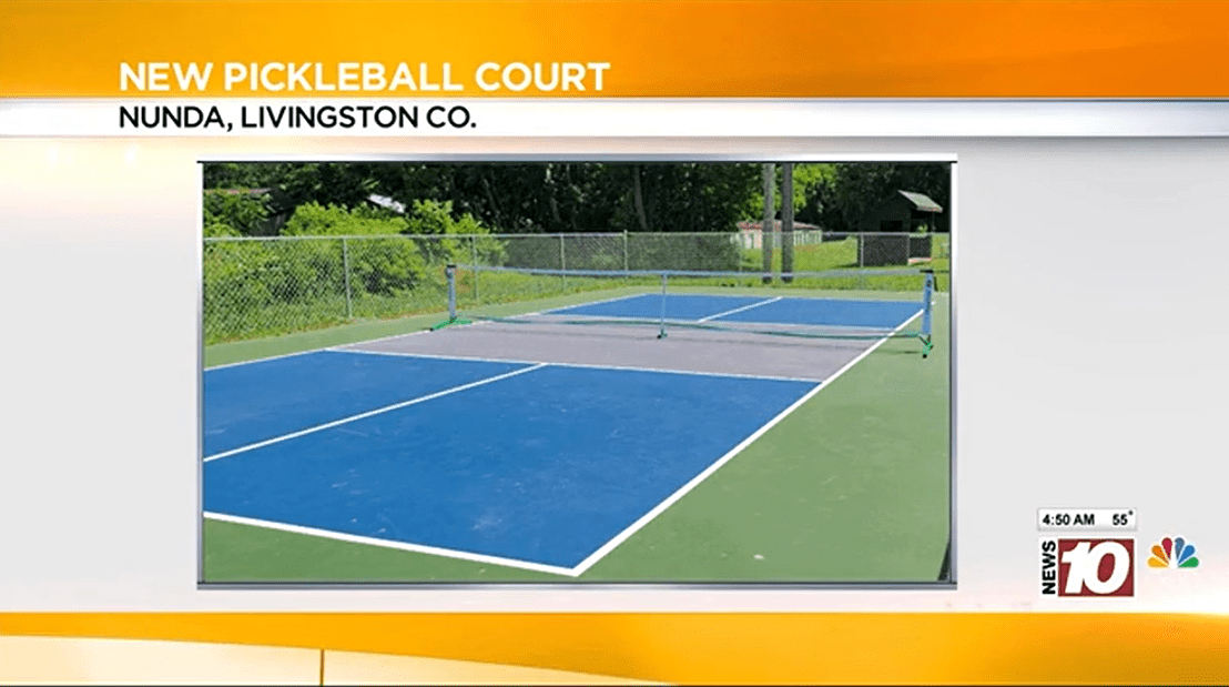 New pickleball court opens in Nunda