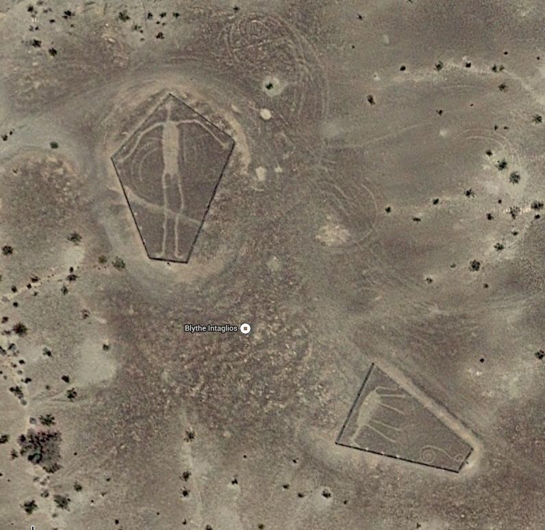 Ancient Desert Figures The Blythe Intaglios, CA Wheeling It