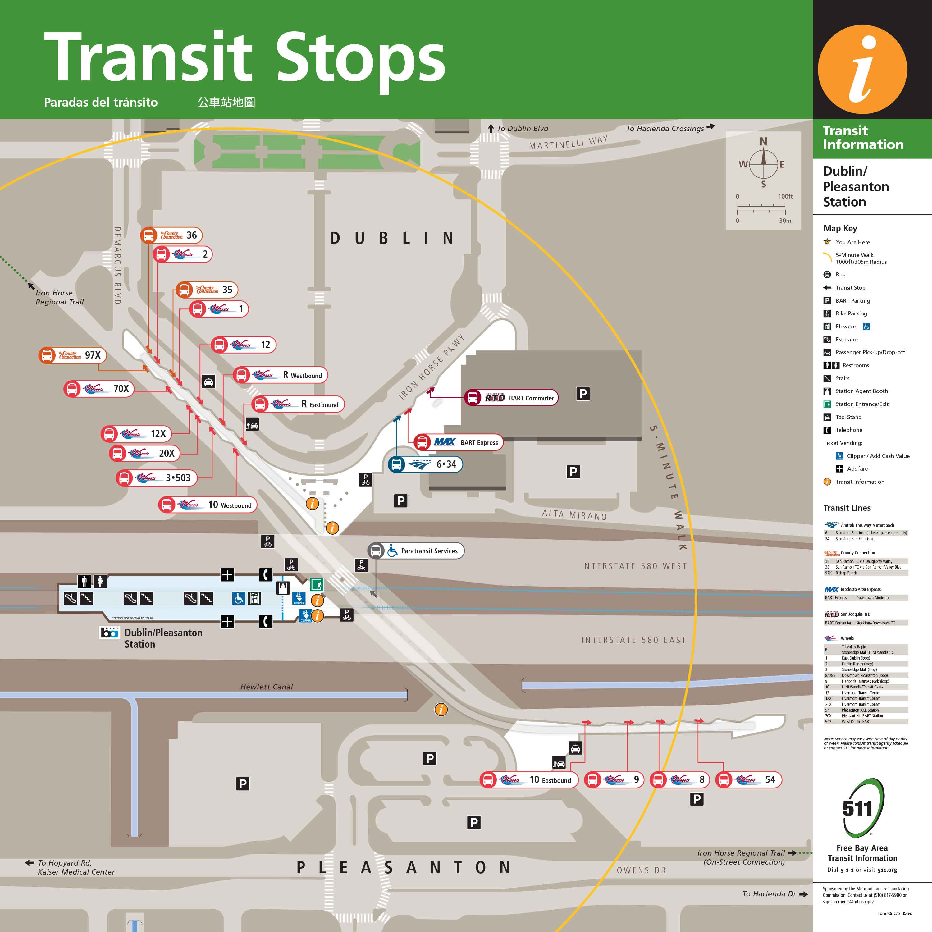 Livermore Amador Valley Transit Authority Dublin/Pleasanton BART Station Transit Information