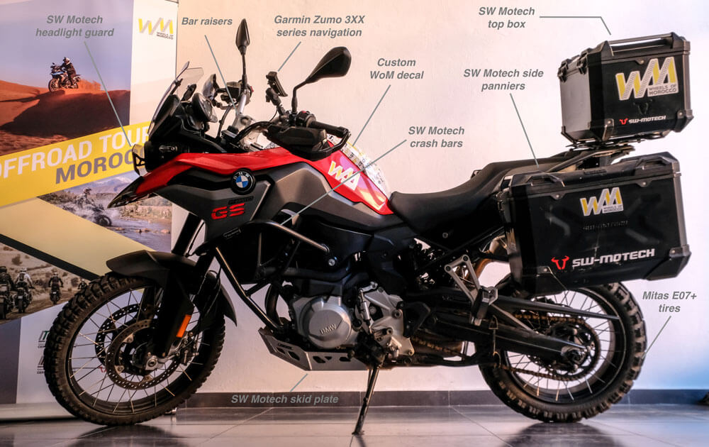 BMW Motorcycle Rental Wheels of Morocco