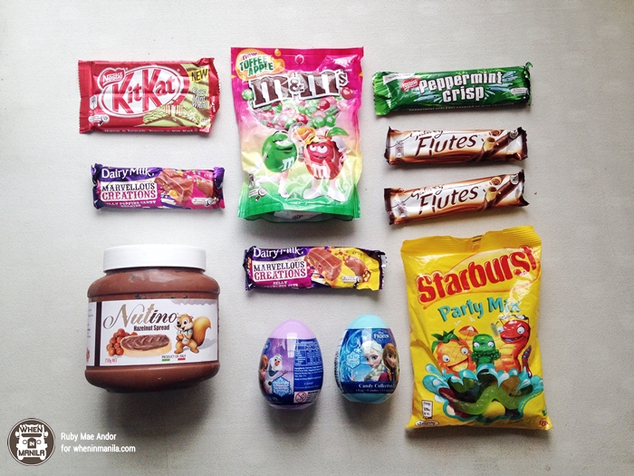 Assorted Tastes PH Chocolates, Collectible Egg Surprises and more