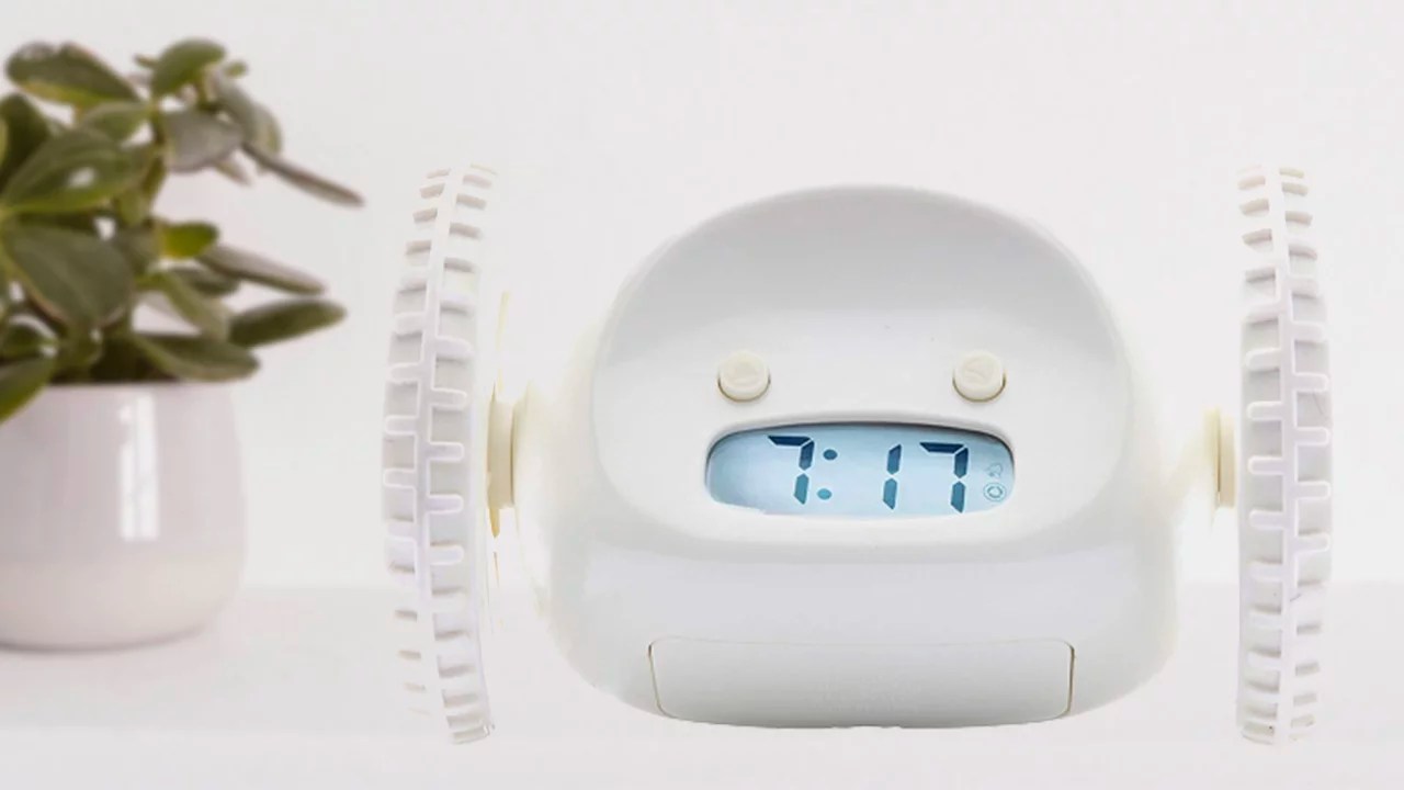 This Alarm Clock Jumps, Runs Away and Hides to Make Sure You Get Up in