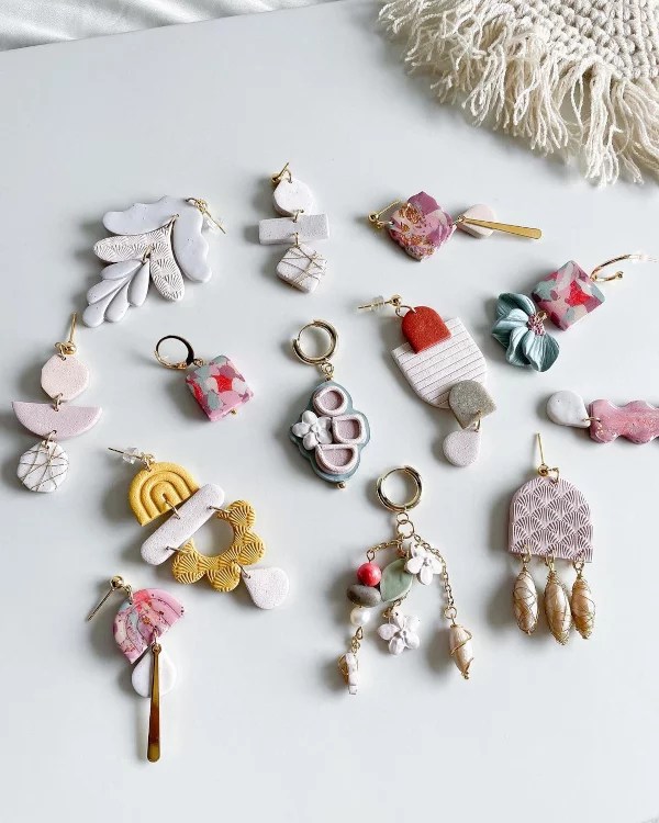 Dainty Handmade Polymer Clay Jewelry by Artera The Perfect Gift for
