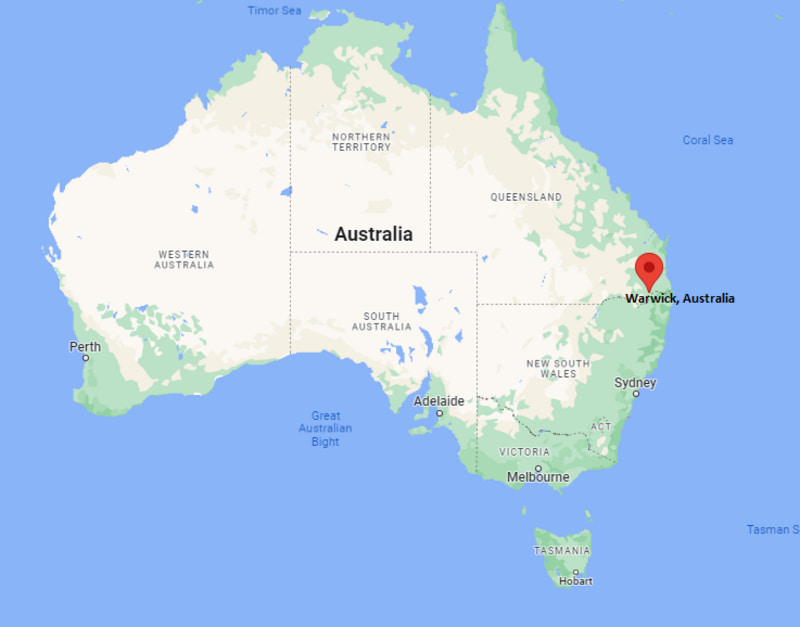 Where is Warwick, Australia? Where is Warwick Located in Australia Map