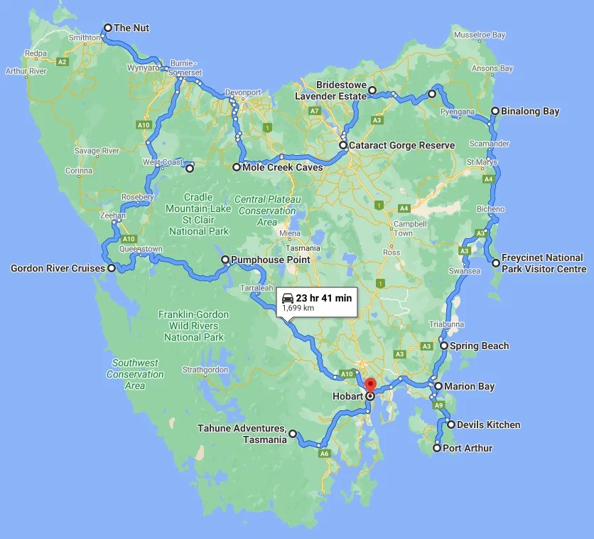How to See All of Tasmania in 123 Weeks (Itinerary for the