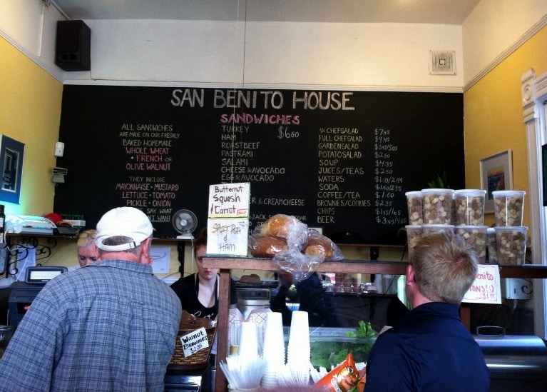 San Benito House Garden Deli & Cafe, Half Moon Bay, California The