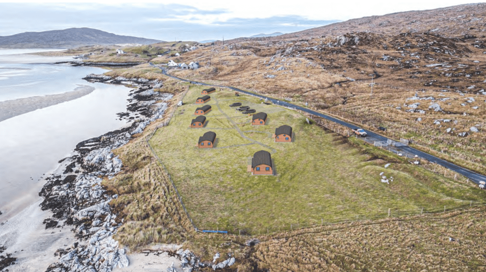 BEACH BLUES Outrage over glamping pods plan for Luskentyre in Harris