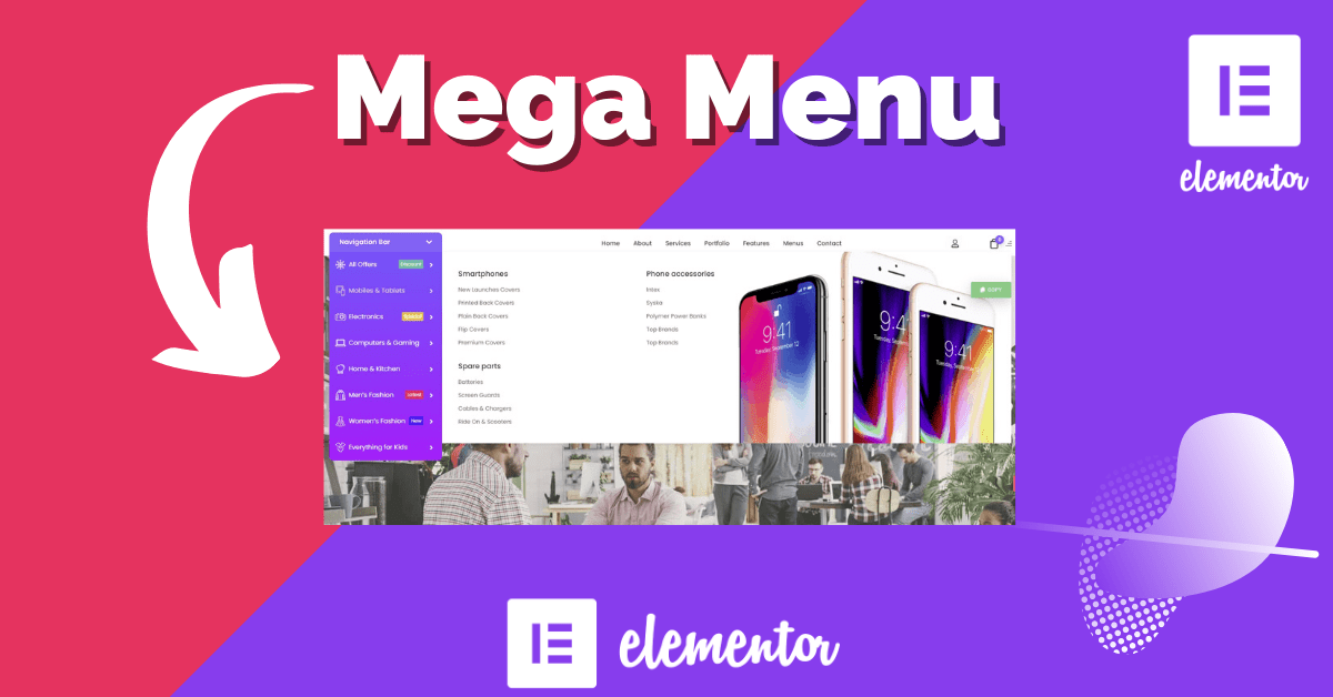 Mega Menu Official Elementor Addons, Plugins and Widgets