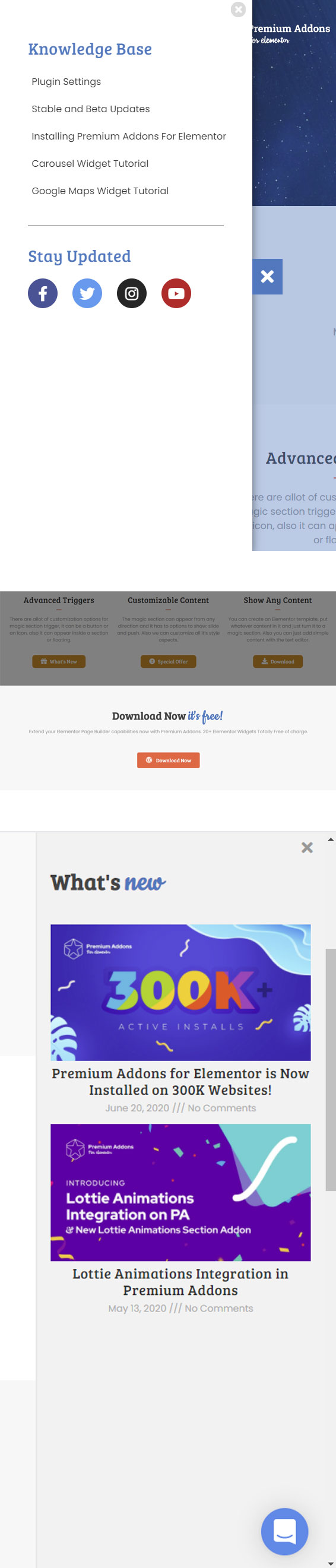 Offcanvas Sidebar Official Elementor Addons, Plugins and Widgets