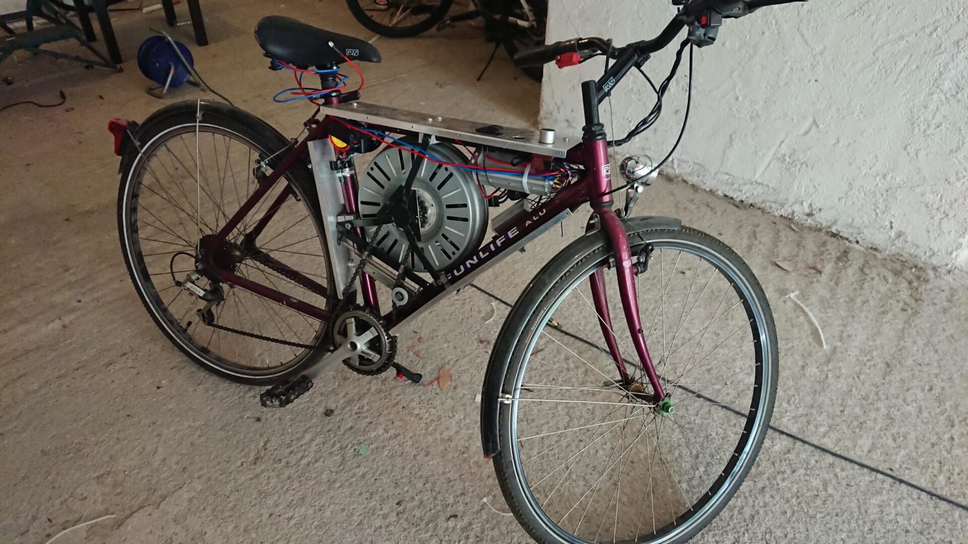 Ebike with washing machine motor does 68mph