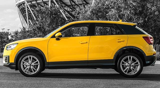 Audi Q2 Motability Car side