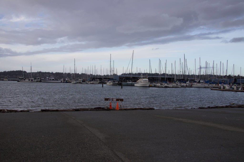 Timeline unknown for marina boat launch ramp float repairs Whidbey