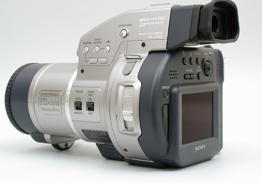 Sony Mavica CD1000, June 2000 While I remember