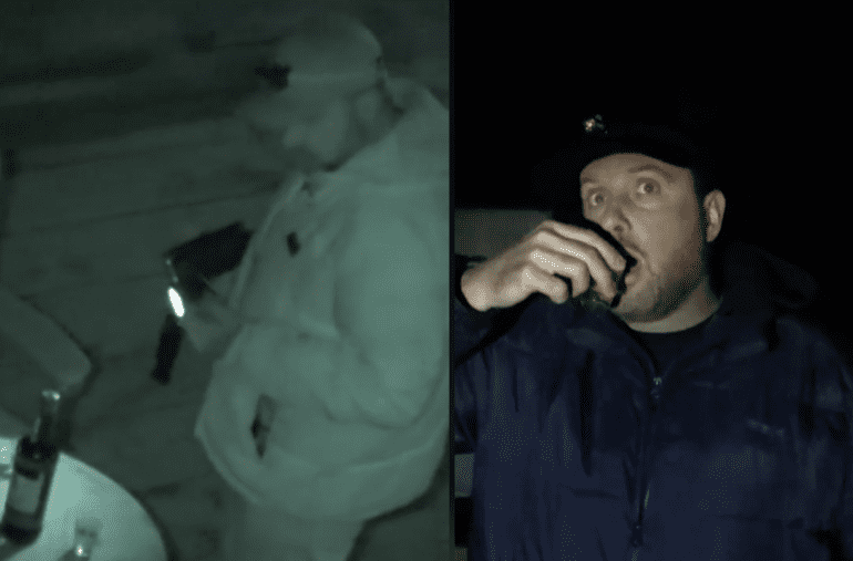 Ghost Hunter Takes Three Shots After He Claims Ghost Keeps Telling Him