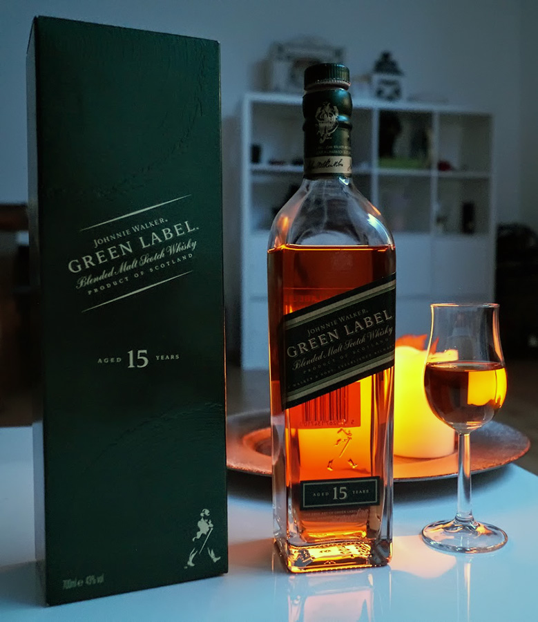 Johnnie Walker 15 Jahre Green label Whisky.de