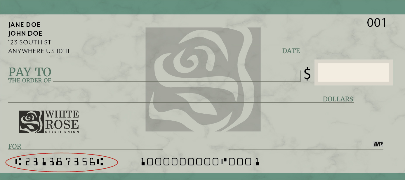 Credit Union Account Number On Check news word
