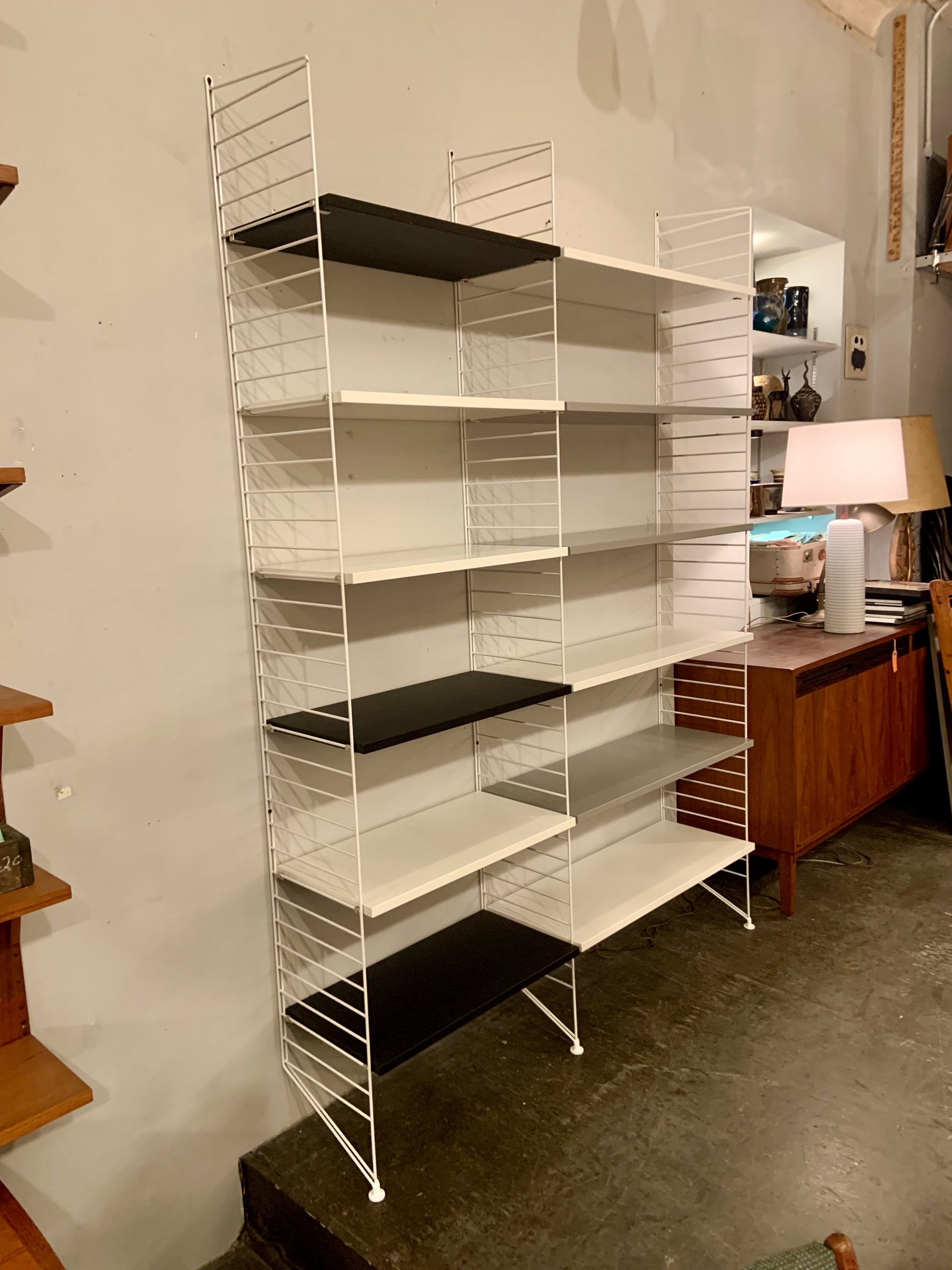 String Shelves by Nisse Strinning, Sweden MidCentury Modern