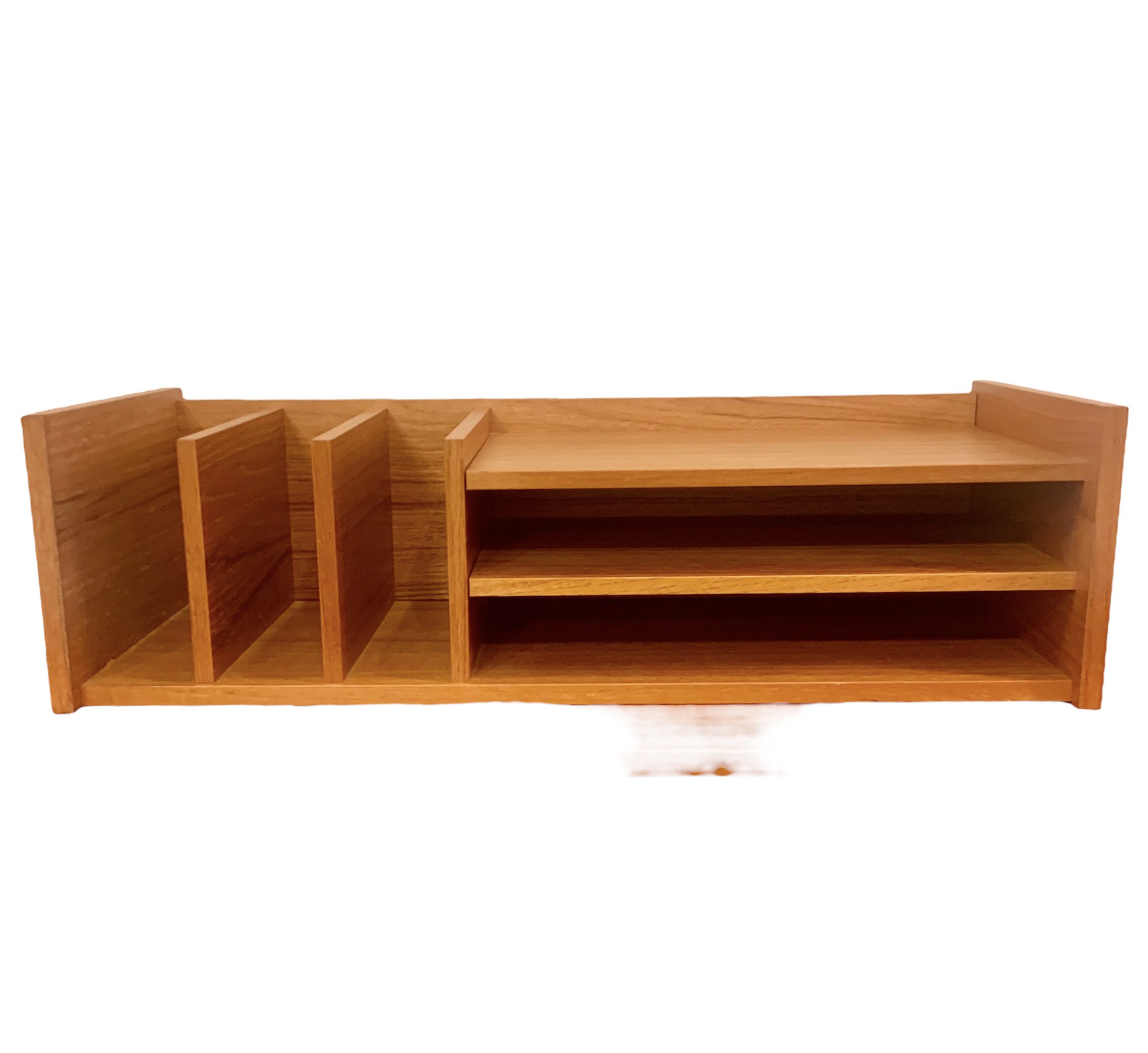 Teak Table Top Organizer by Pedersen & Hansen MidCentury Modern