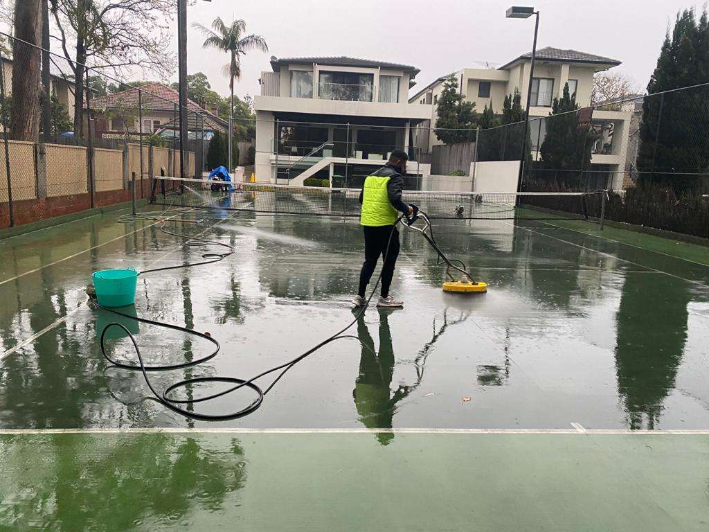 Tennis Court Cleaning Sydney Tennis Court Pressure Wash